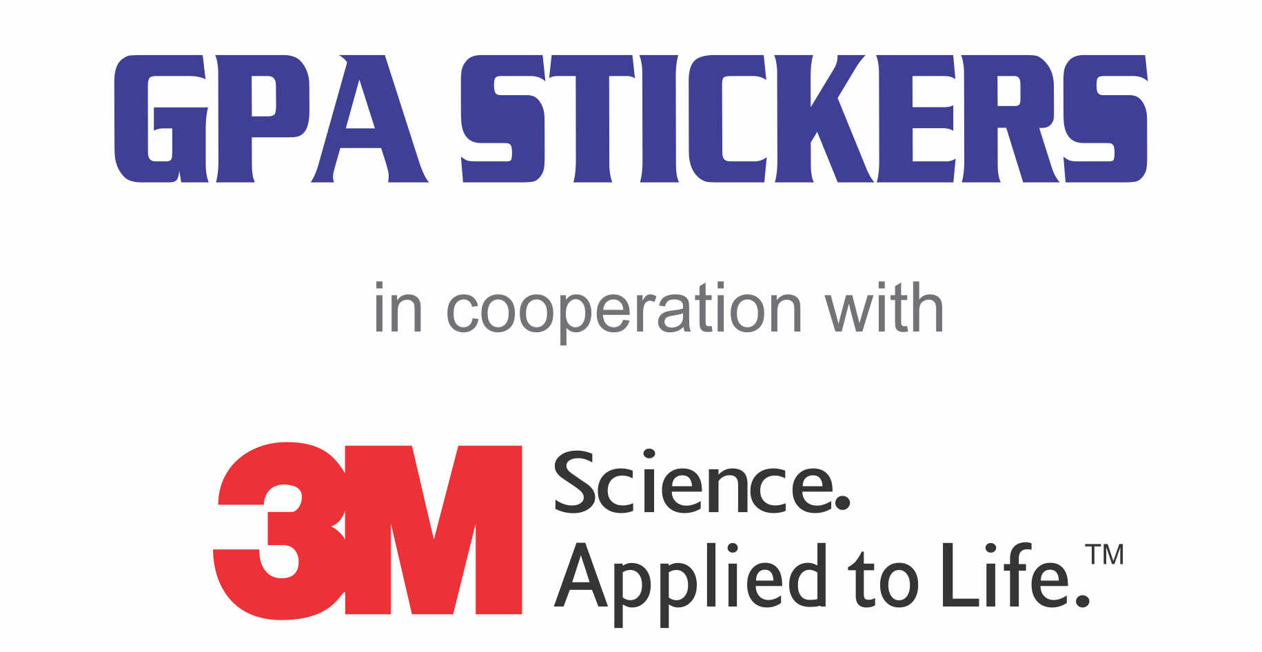 Η GPA STICKERS ανακοινώνει την συνεργασία της με την 3M !